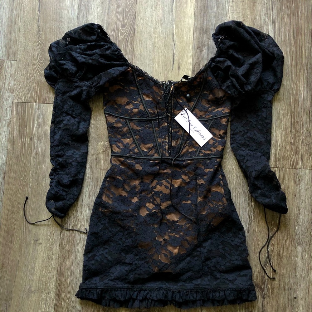 XXS For Love and Lemons Violetta Mini Dress